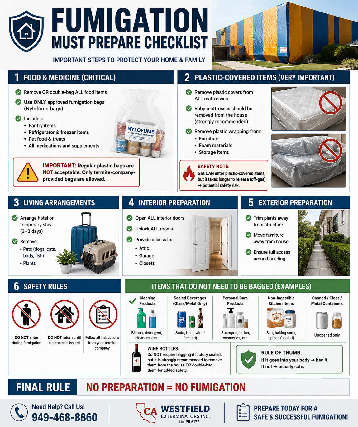 Termite Fumigation: Preparation Steps & Safety Guidelines